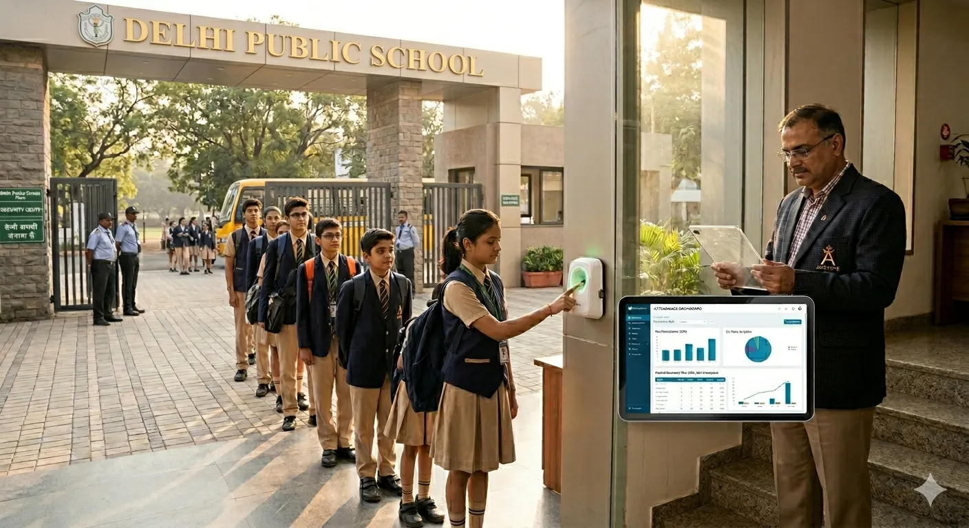 BioSecure School ERP — India's First Biometric + Cloud Platform for K-12 Schools
